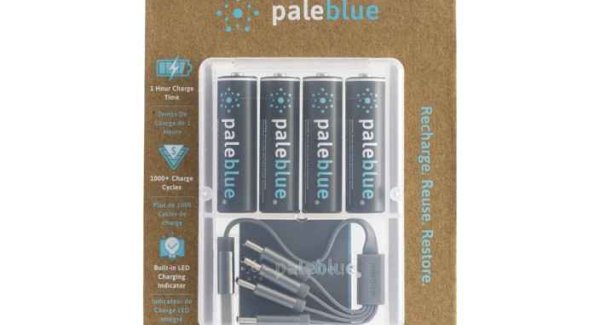 Pale blue Pale Blue Battery AA USB-C 