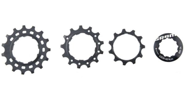 Sram Cassette Cog Set PG1210/1230 11/13/15T/Lockring N/A