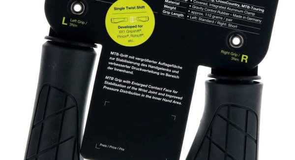 Ergon Poignées GA3 Single Small Twist Shift black