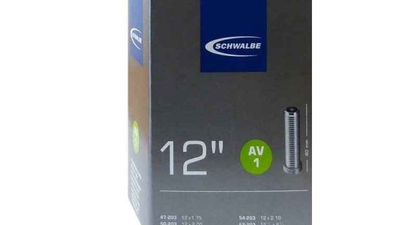 Schwalbe Ch. à air Schwalbe shrader 12"