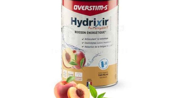 overstims hydrixir  antioxydant  pêche