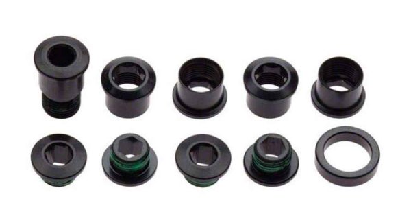 Sram Chainring Bolt KIT 5X2 M8.5X7 / M8.5X5 QTY 5 one size