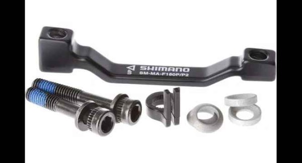 Shimano Shimano Adaptateur SM-MA avant Postmount Postmount 180 mm avec vis box