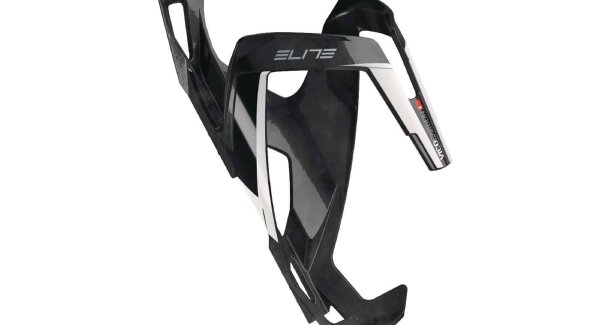 Elite Porte-bidon Vico Carbon glossy noir-blanc