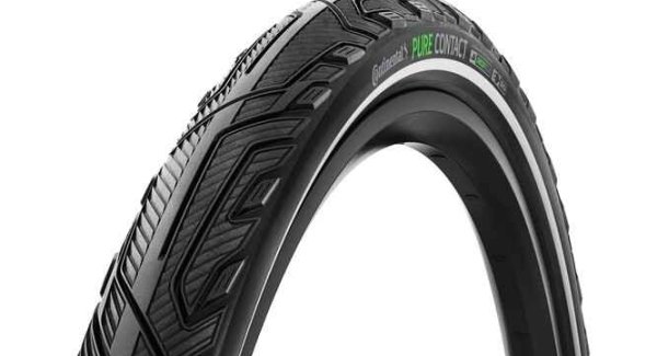 Continental Continental Pneu Pure Contact pliable avec bande réfléchissante