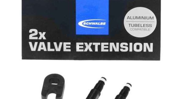 Schwalbe tubeless valve Extension rallonge de valve 30mm à 2 pcs.