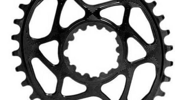 Absolut Black Plateau Absolut Black Oval Boost 148 DM n/w Chainring 