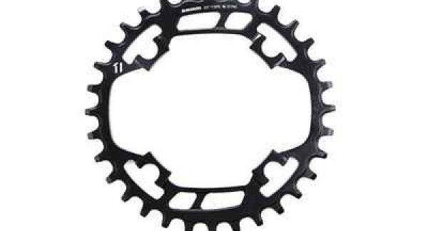Absolut Black ABSOLUT BLACK oval 104bcd narrow-wide  HG+ 12spd chainring  /  34T